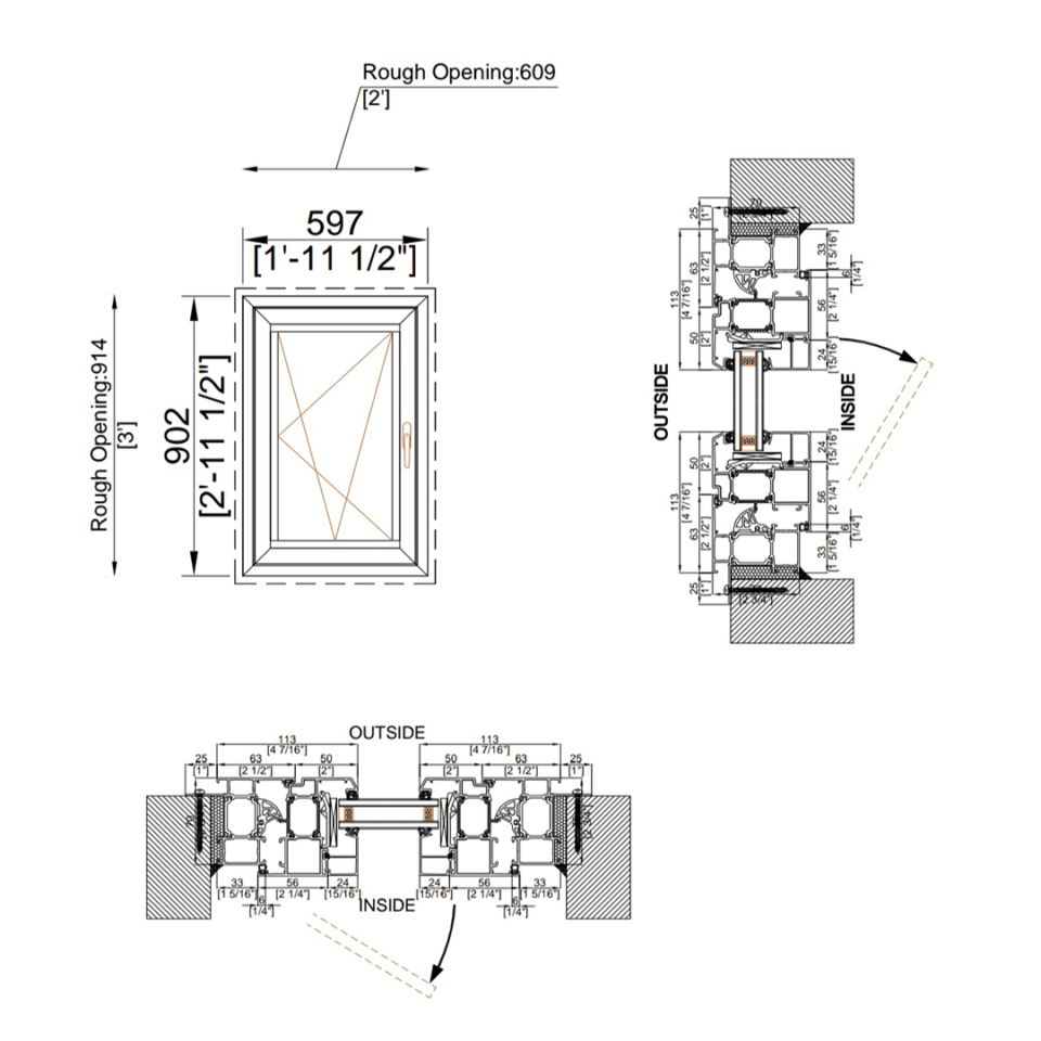 harmony line technical drawing